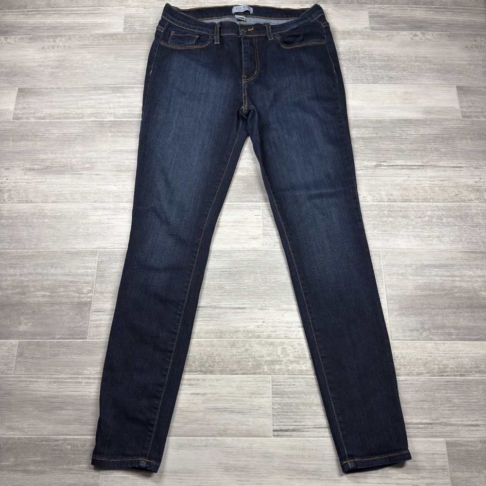 Judy Blue Women's Skinny Fit Jeans Size 13/31 Blue Dark Wash Stretch Denim USA
